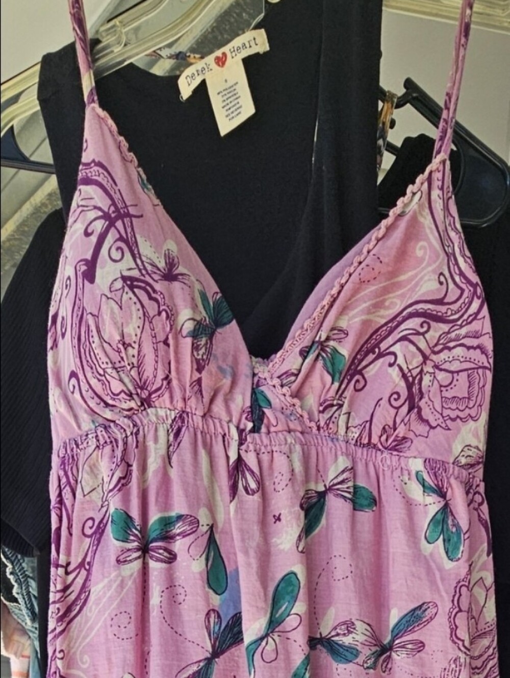 Cute Whimsical Derek Heart Bohemian Sundress.
